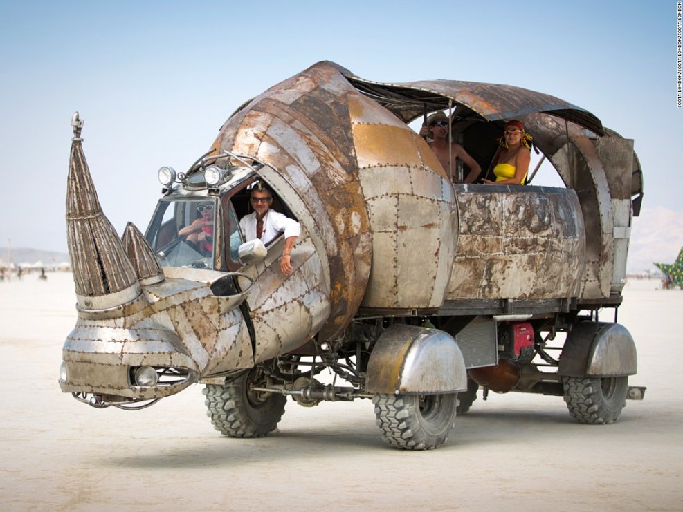 Burning man машины