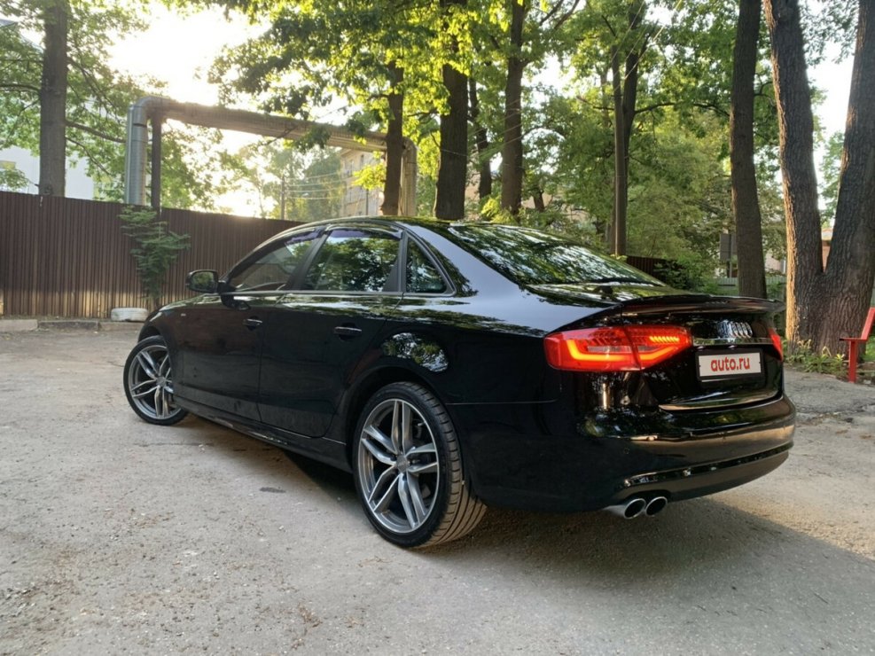 Audi a4 b8 черный седан