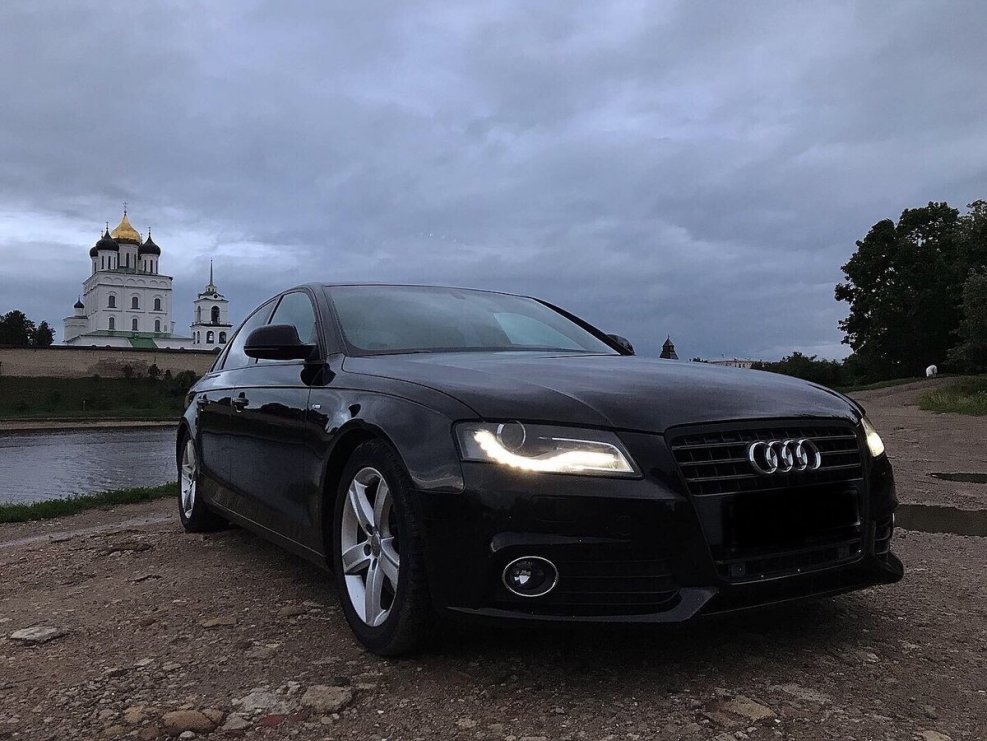 Audi a4 b8 черный седан