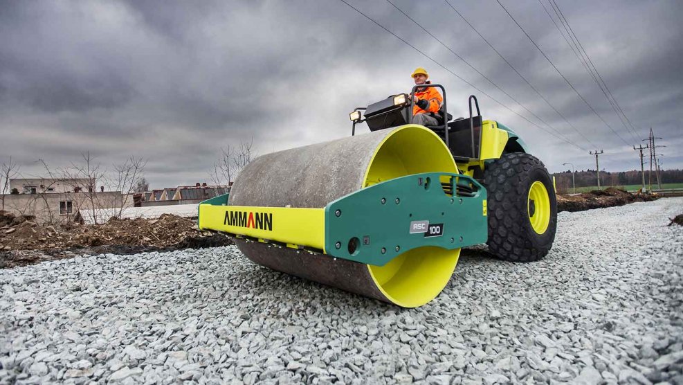 Каток грунтовый вибрационный Ammann
