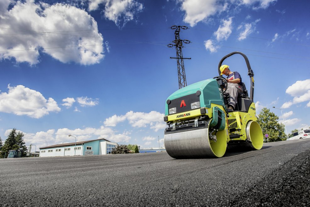 Каток Ammann для асфальта
