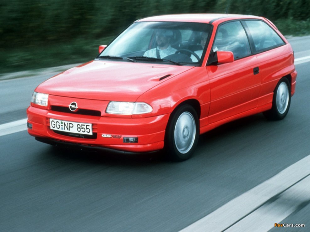 Спойлер Opel Astra f GSI