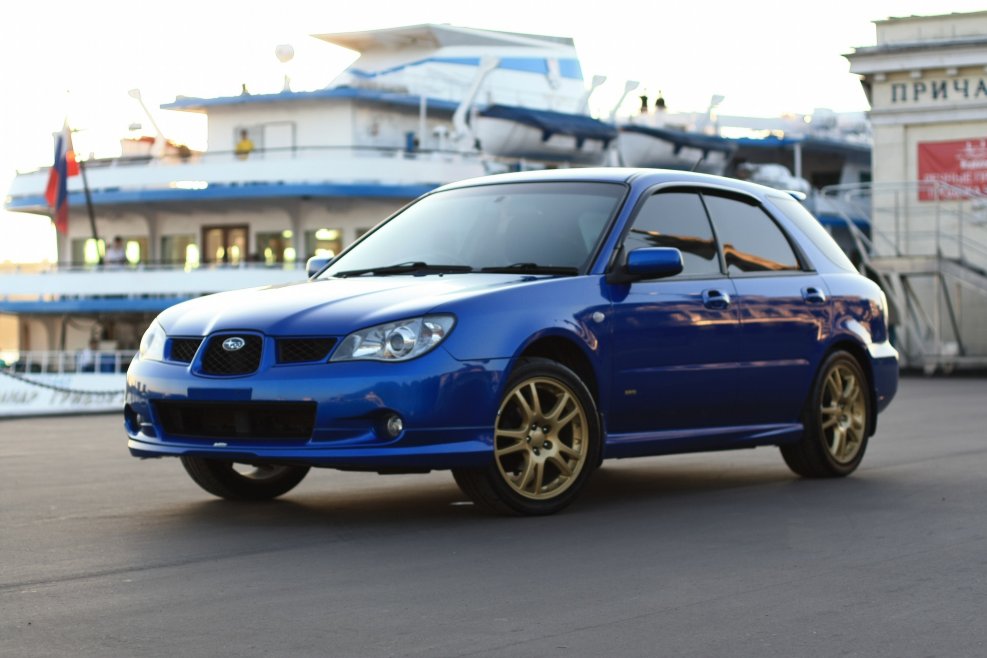Subaru Impreza 2006 синяя