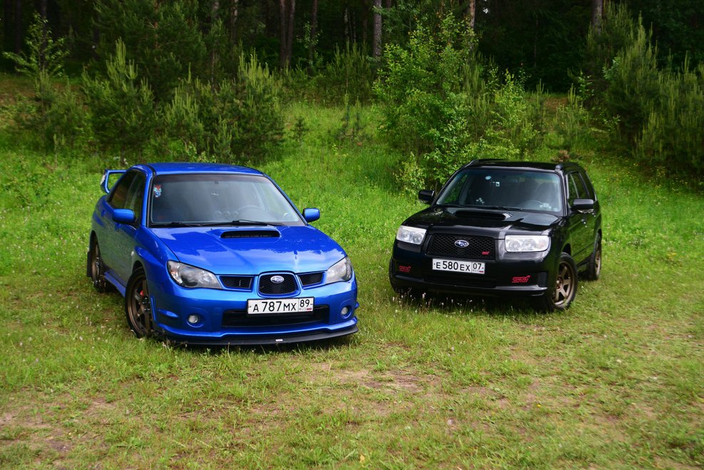 Subaru Impreza WRX черная