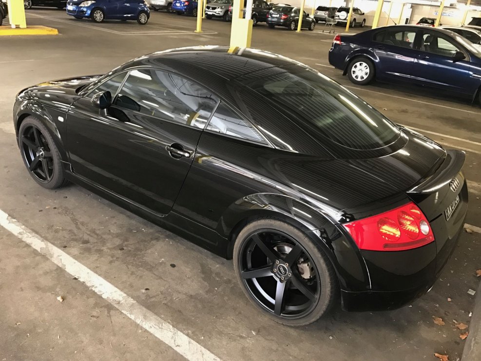 Audi TT Black Satin