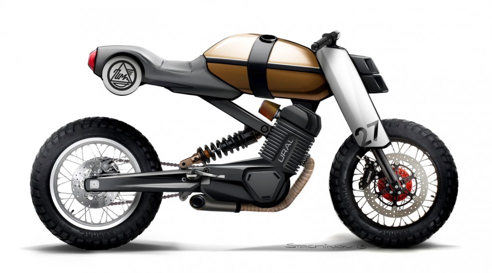 Картинки Cafe Racer BMW Honda 5,5 дюйма
