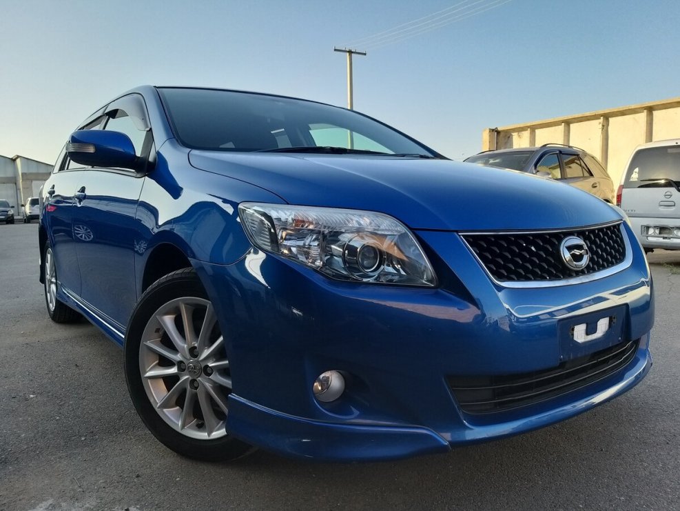 Toyota Corolla Fielder 2010 синий