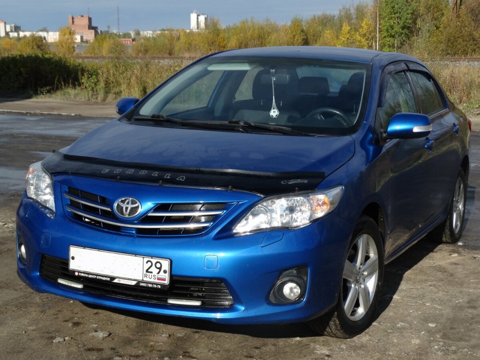Corolla e150 синий