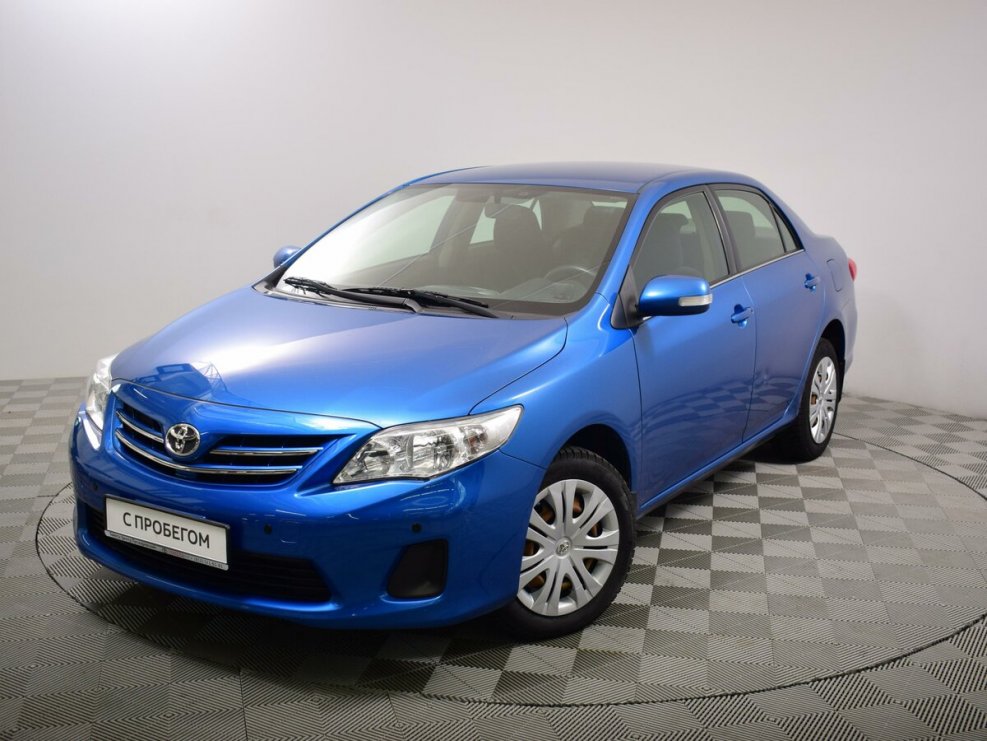 Toyota Corolla 2008 голубая