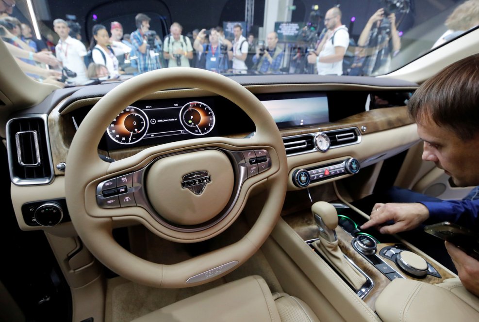 Aurus Senat s600 салон