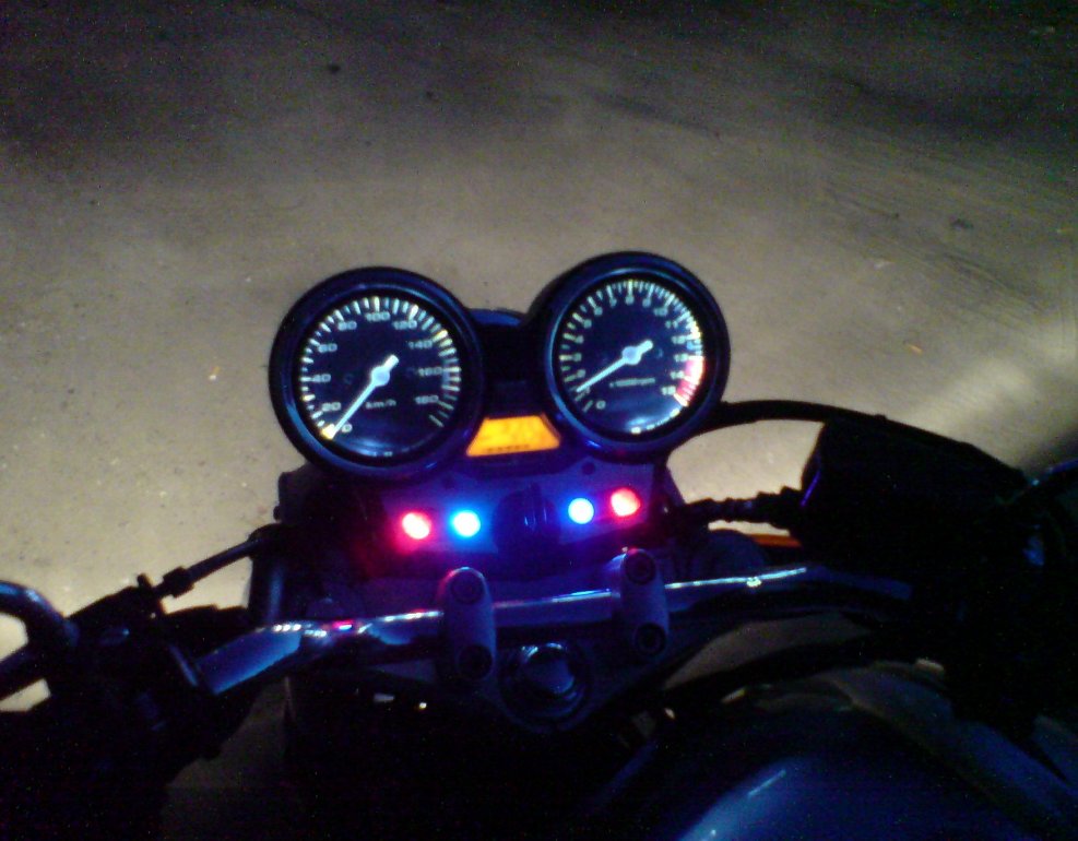 Подсветка мотоцикла CB 400