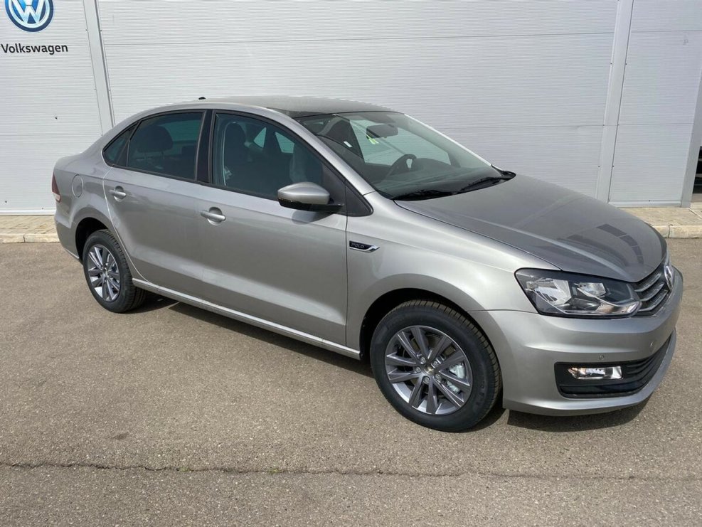 VW Polo New 2021 синий