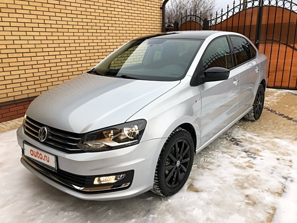 Volkswagen Polo серебристый