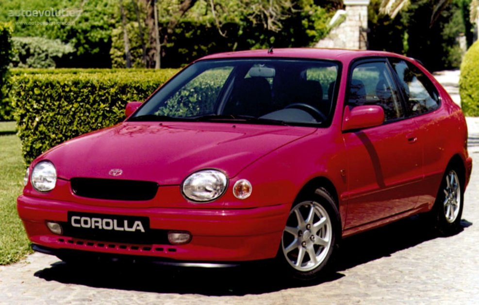 Toyota Corolla e110 хэтчбек 3 двери