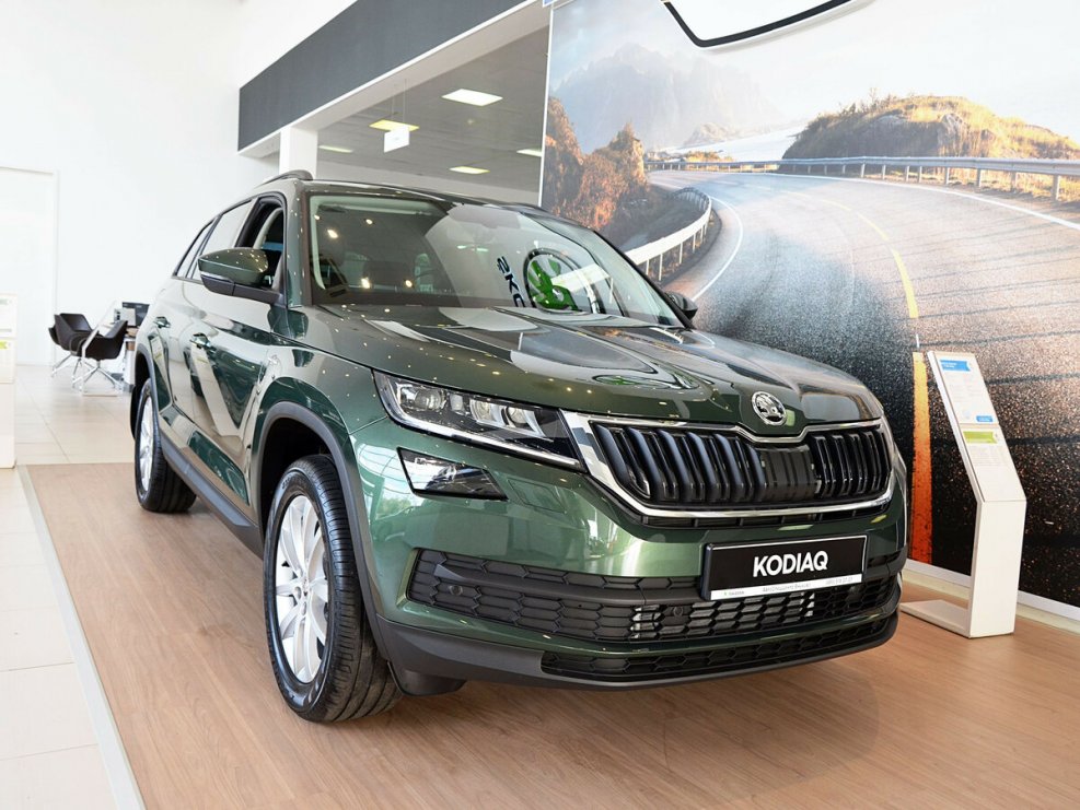 Skoda Kodiaq зеленый