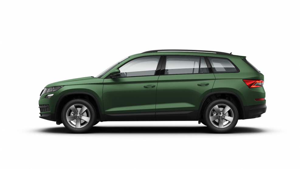 Skoda Kodiaq 2021 зелёная