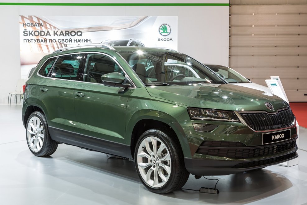 Skoda Kodiak 2021 зеленый