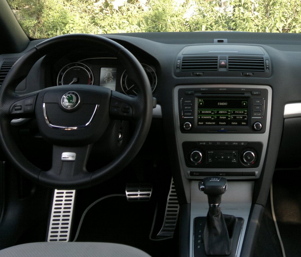 Octavia 2010 RS салон