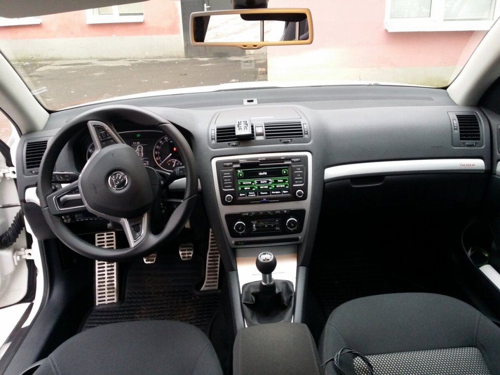 Skoda Octavia a5 Рестайлинг салон