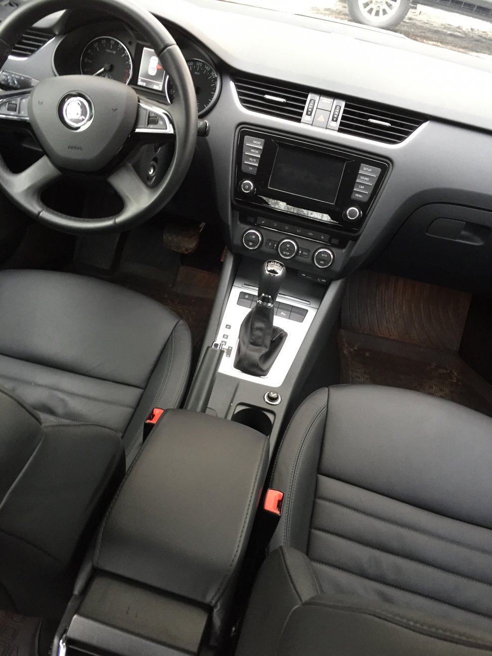 Octavia a7 салон