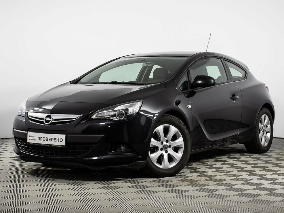 Opel Astra GTC 2014 черный