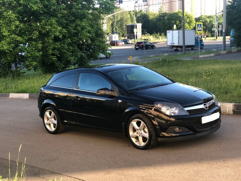 Opel Astra h 2008 чёрный