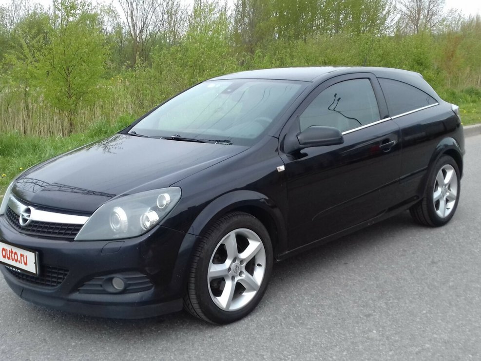 Opel Astra GTC 2008 черная