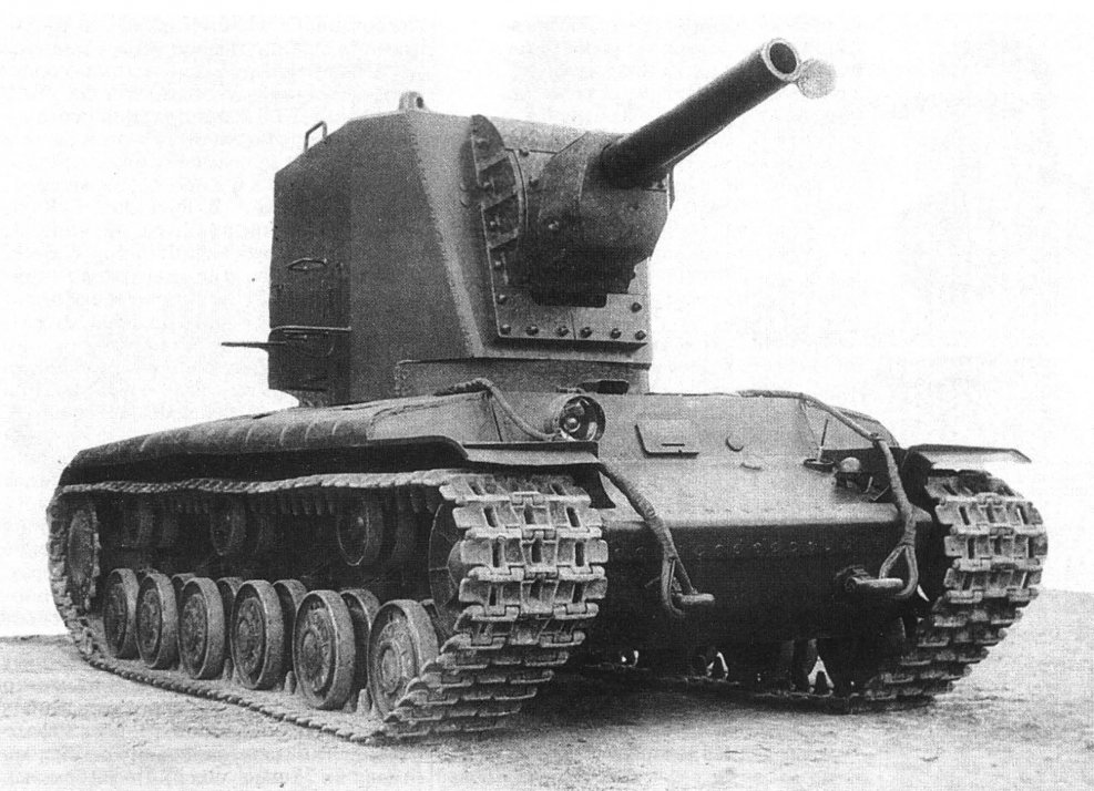 Танк кв-2 с башней МТ-1