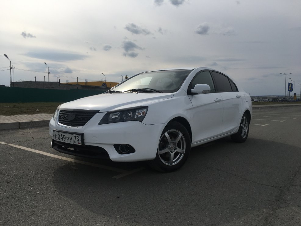 Спойлер на Emgrand ec7