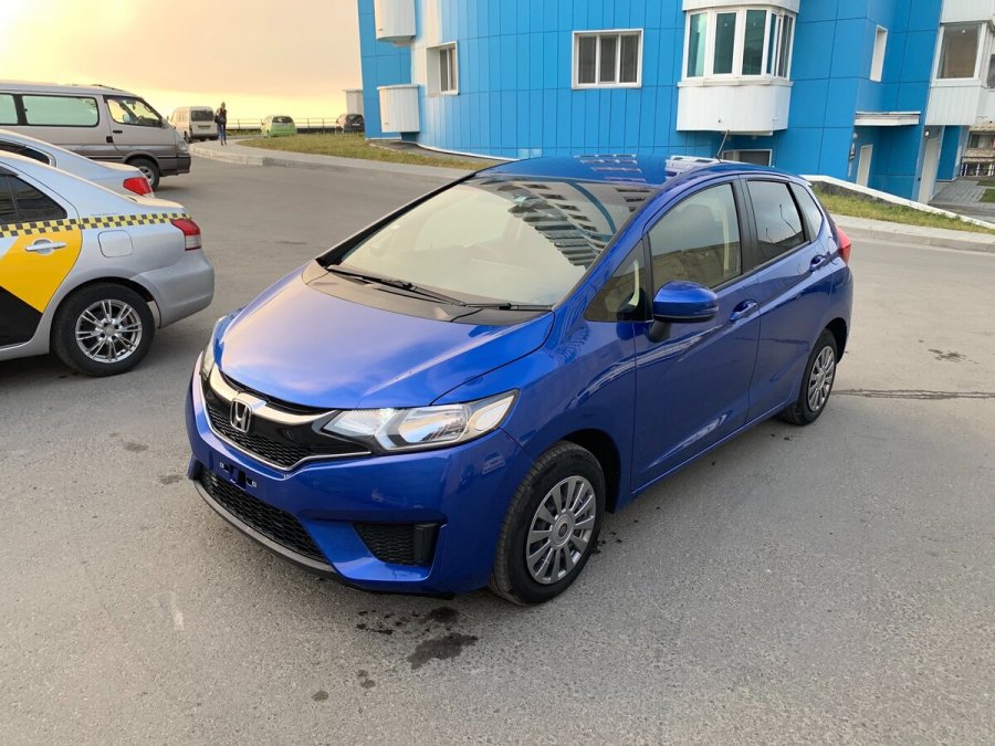 Honda Fit 2010 оранжевая
