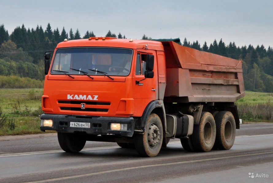 КАМАЗ 55111 красный