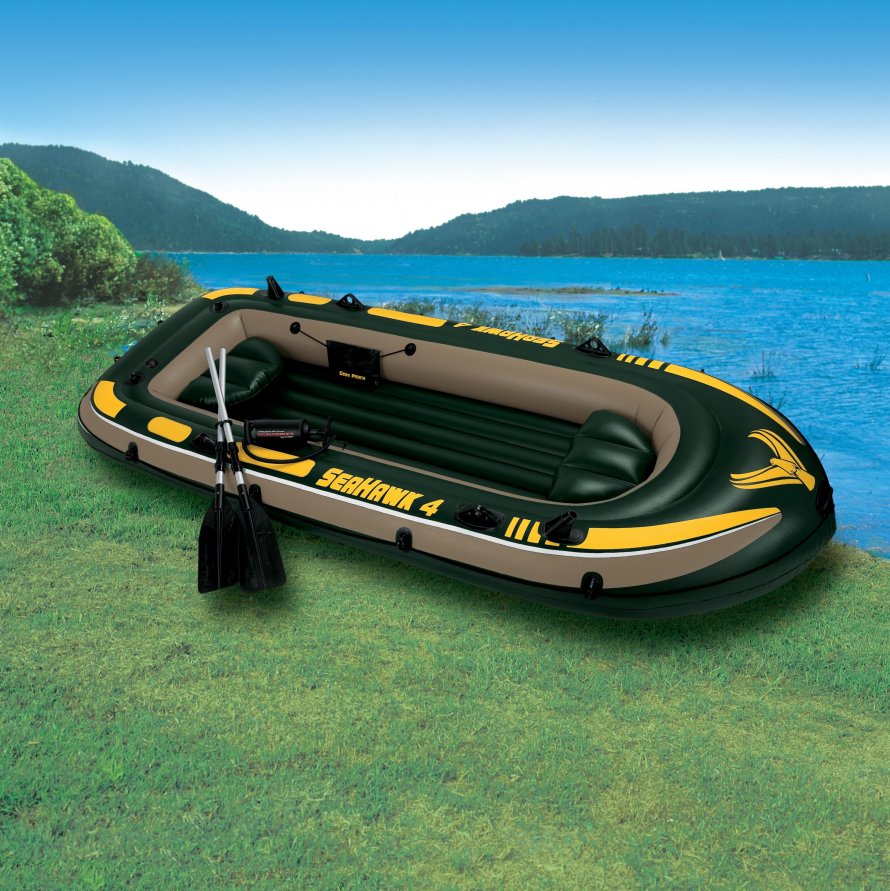 Лодка надувная Intex Seahawk 4