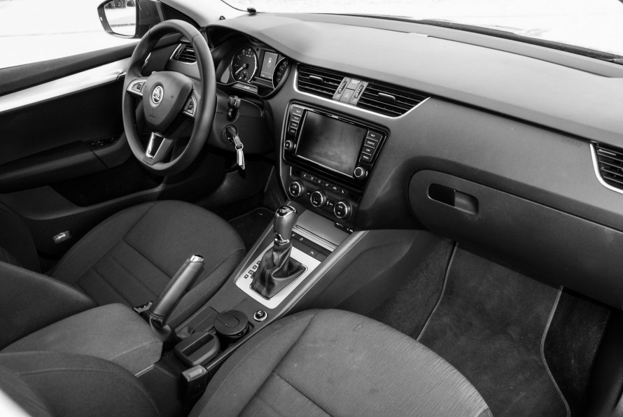 Skoda Octavia a8 интерьер