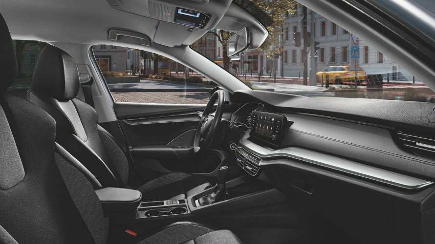 Škoda Octavia новый салон замша
