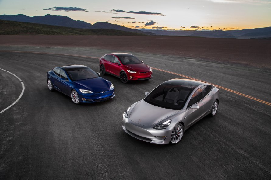 Модельный ряд Tesla model 3