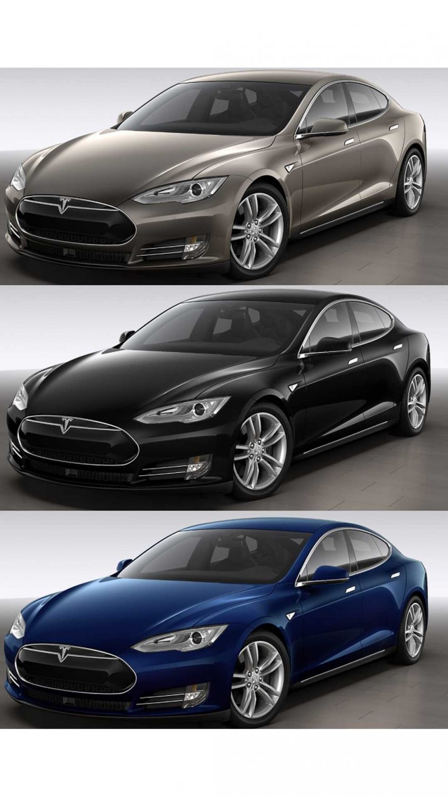 Tesla model s 2015 Silver