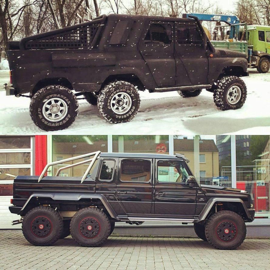 УАЗ Мерседес Гелендваген