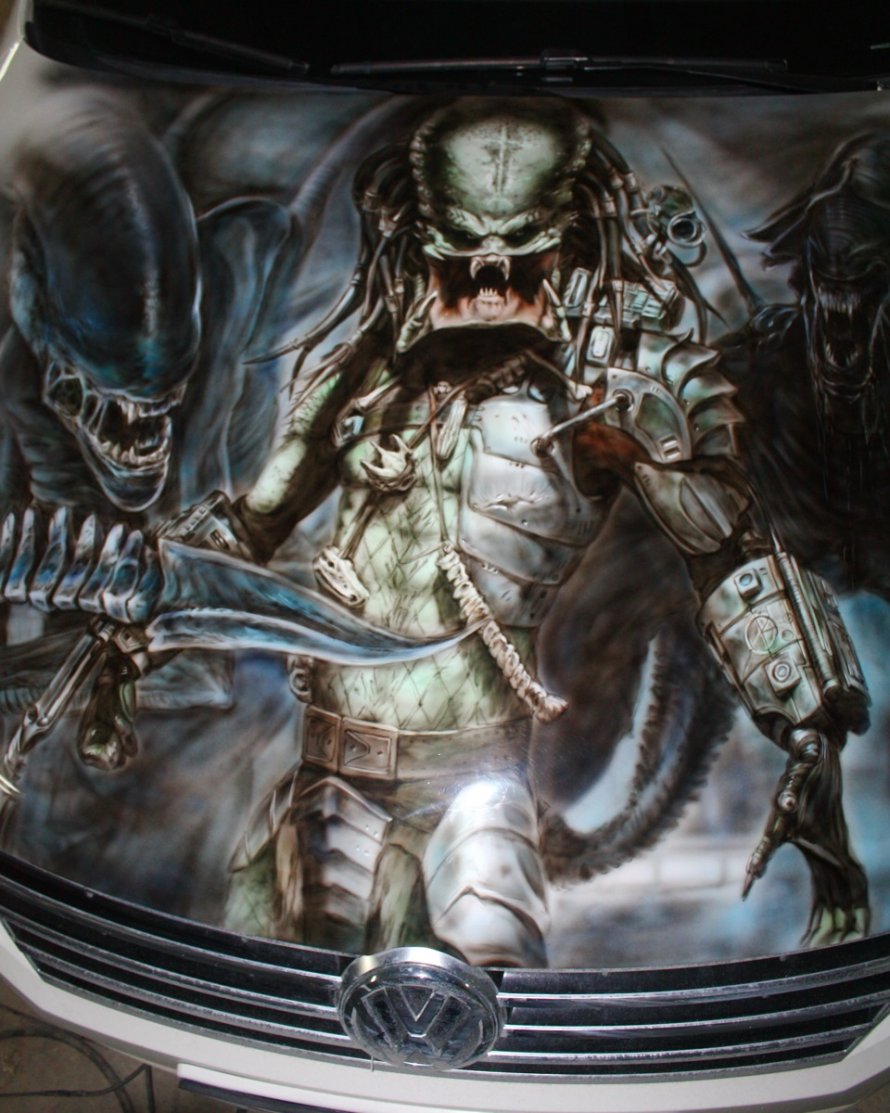 Alien vs Predator 2112 аэрография Челябинск