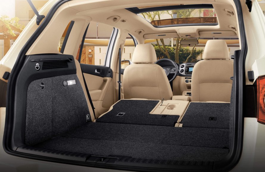VW Tiguan 2015 салон сзади
