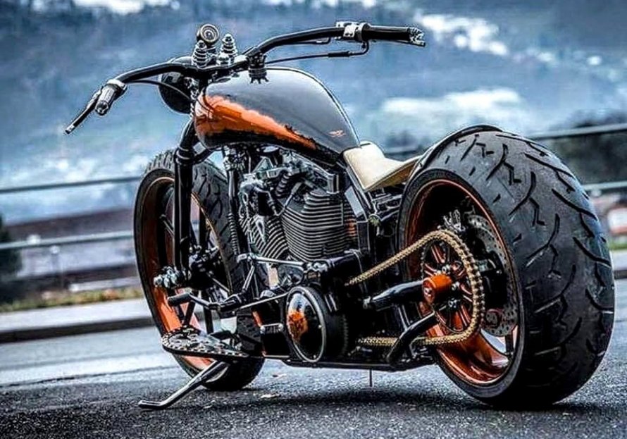 Harley Davidson Chopper Bobber Custom