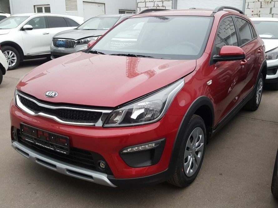 Kia Rio x-line 2019 красный