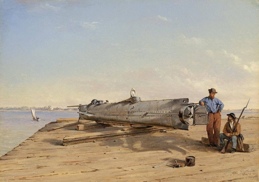 Подводная лодка южан 1864