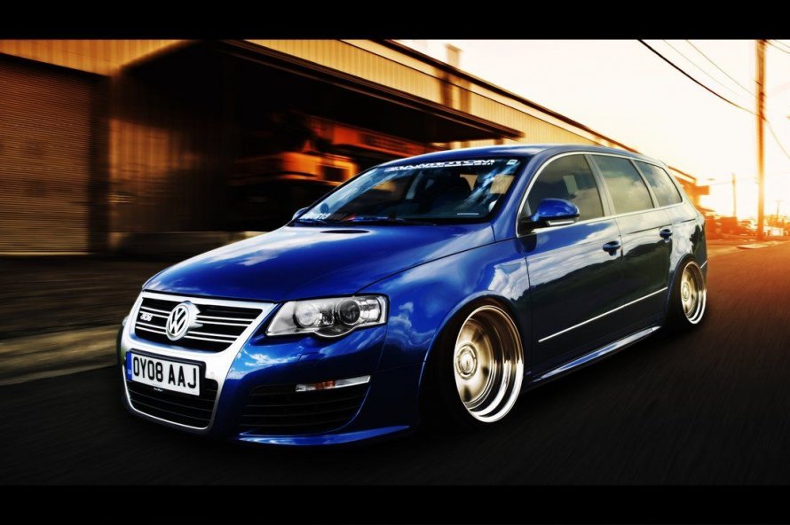 VW Passat b6 stance