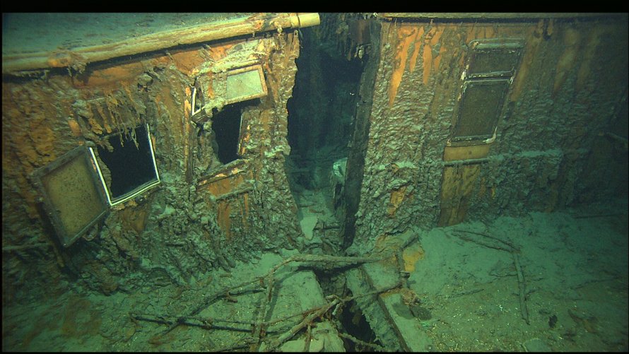 Титаник под водой 1912