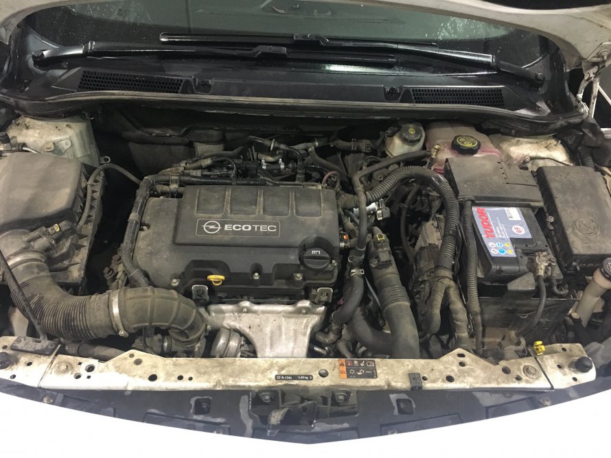 Astra j 1.6 под капотом
