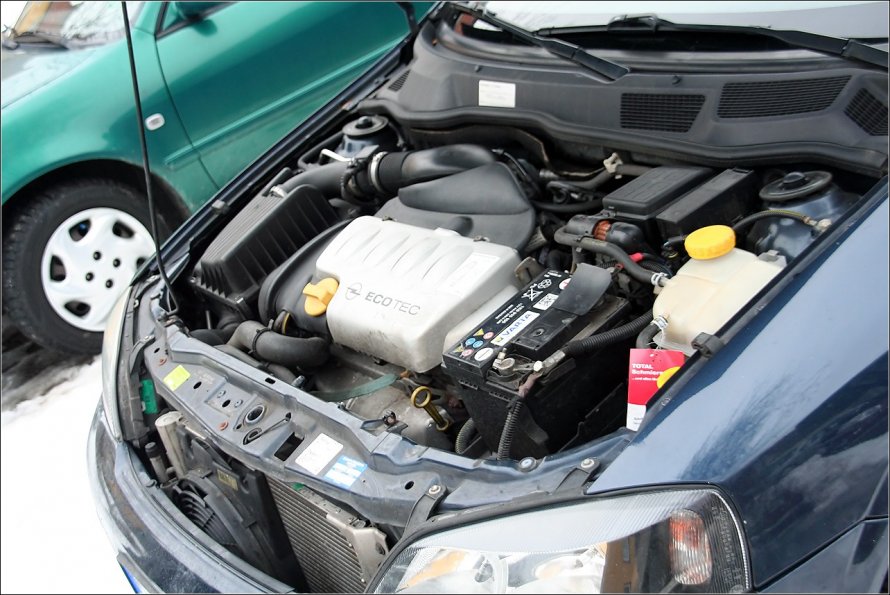 Opel Astra g под капотом
