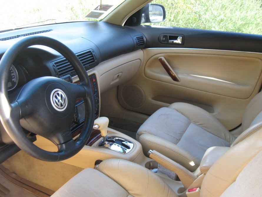 Passat b5 белый салон
