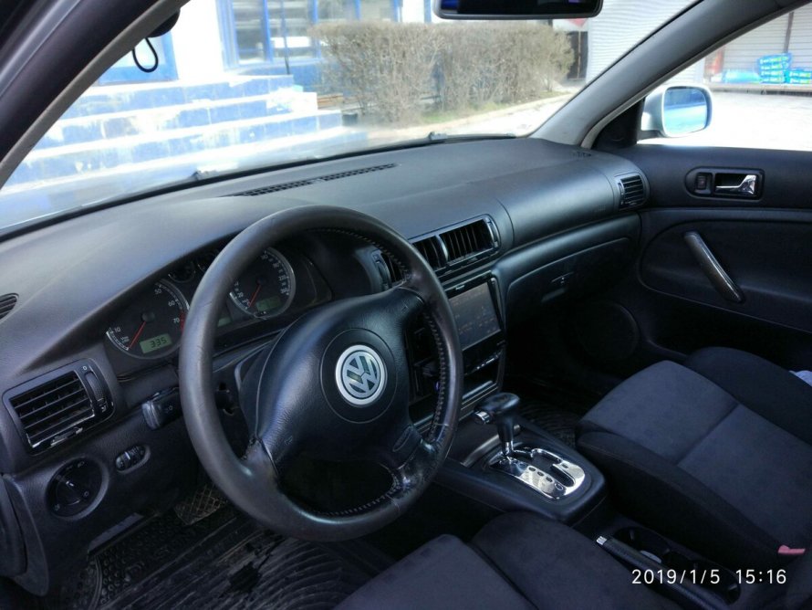 VW Passat b5 Рестайлинг салон