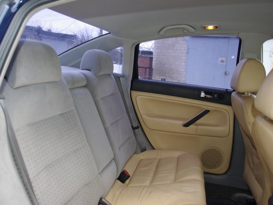 Volkswagen Passat b5 салон сзади