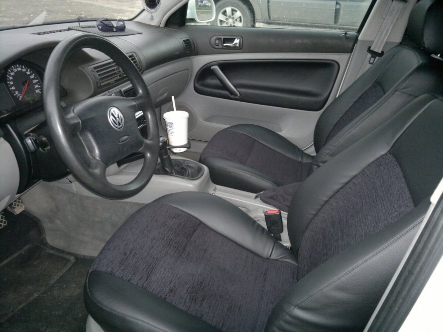 Passat b5 серый салон
